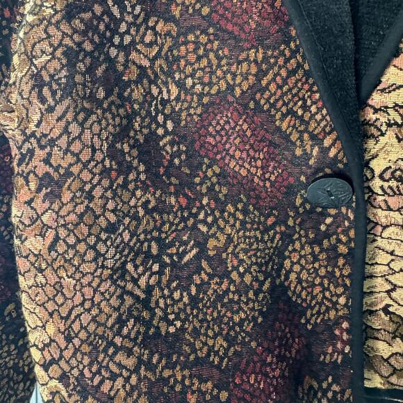 Vintage 90s New Identity Medium Women’s Tapestry Jacket Style Whimsey Retro - Picture 2 of 7